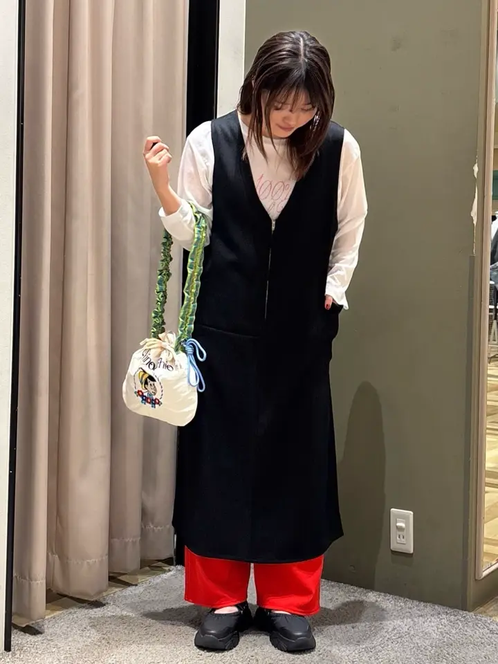 前後2WAYハーフZIPジャンパースカート/Green Parks（グリーン パークス