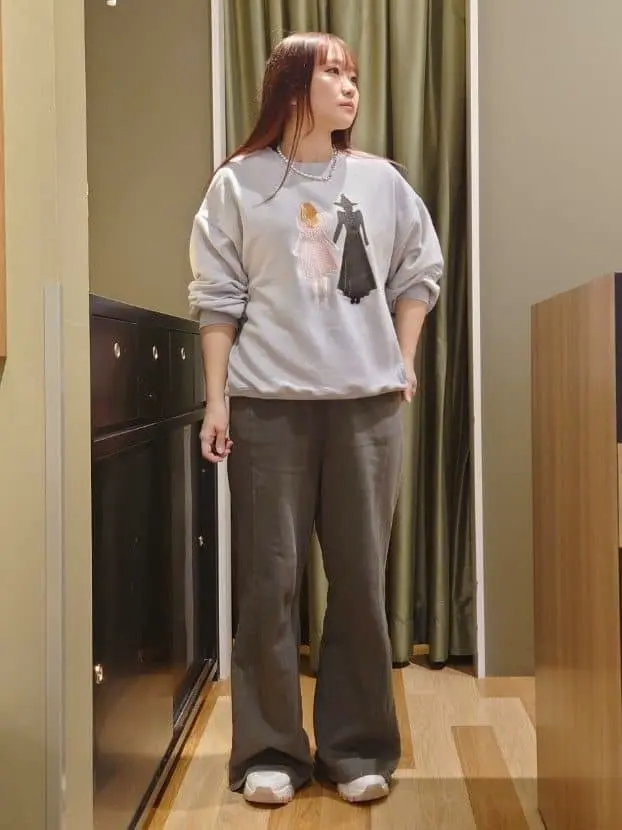 □WICKED アート刺繍スウェット/Green Parks（グリーン パークス）の