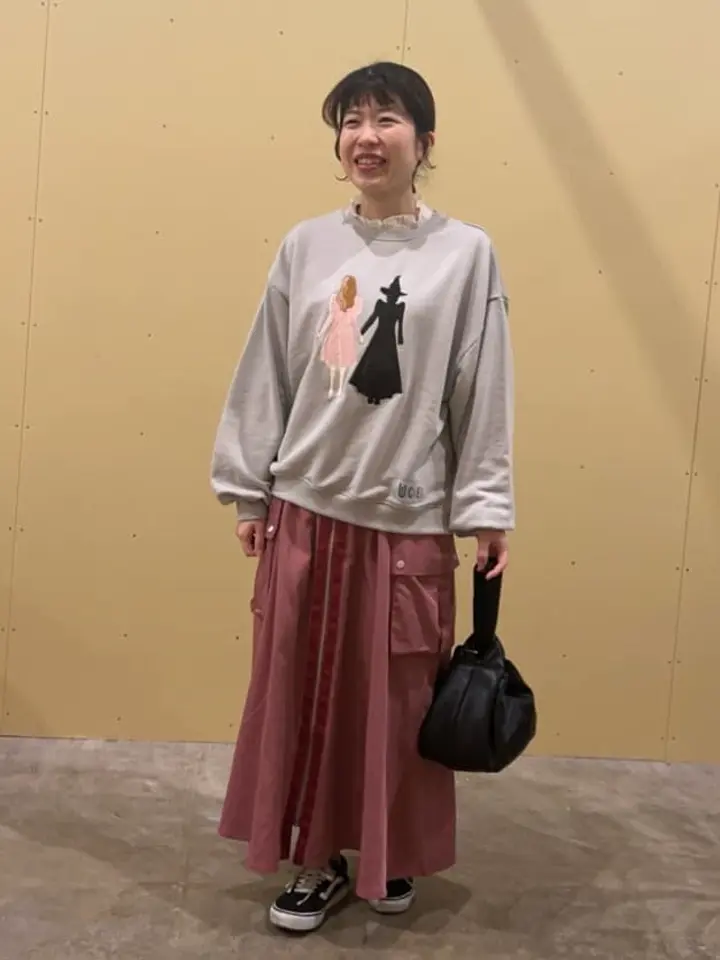 □WICKED アート刺繍スウェット/Green Parks（グリーン パークス）の