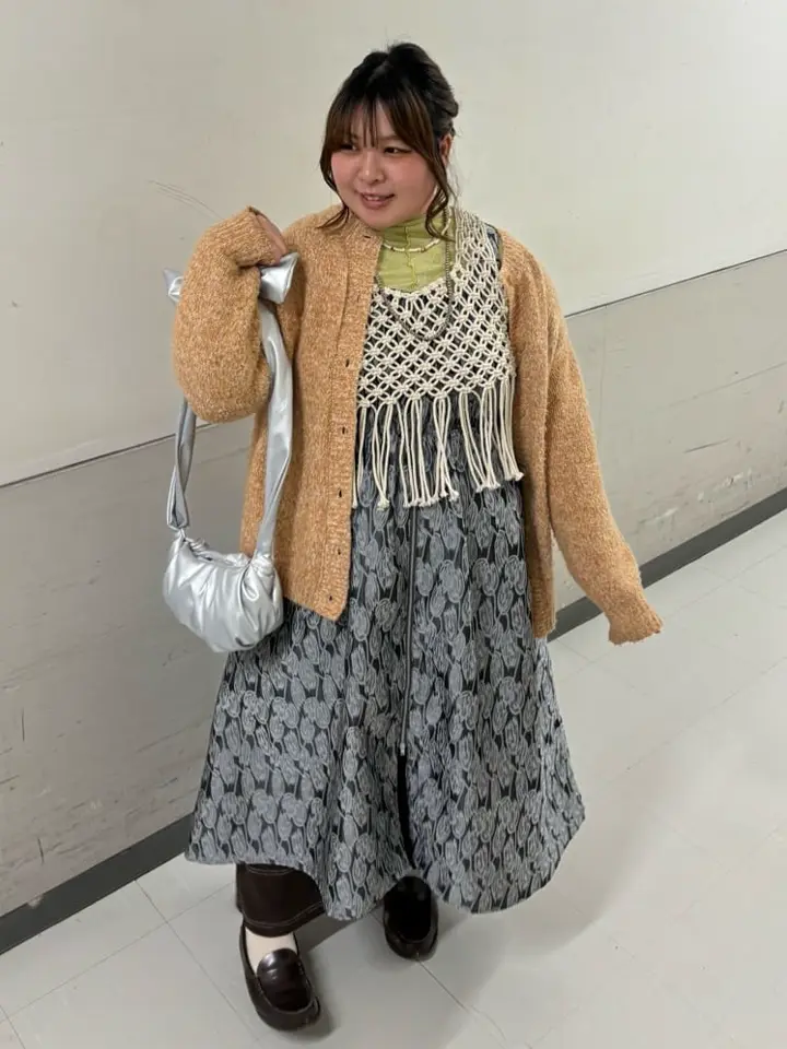 2WAYメランジMIXニットプルオーバー/Green Parks（グリーン パークス