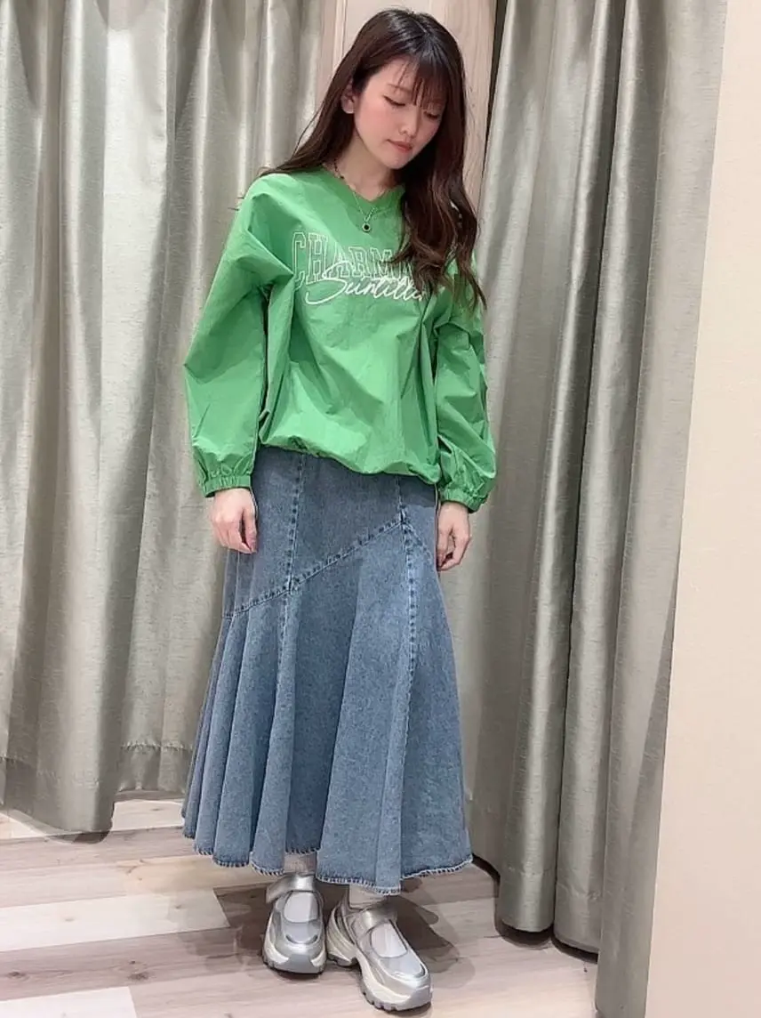 ELENCARE DUE デニムマーメイドスカート/Green Parks（グリーン