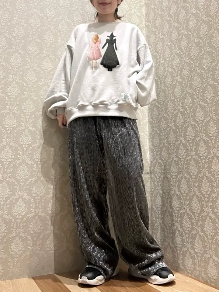 □WICKED アート刺繍スウェット/Green Parks（グリーン パークス）の