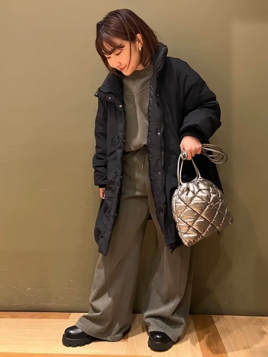 シームレス中綿ドロストコート/Green Parks（グリーン パークス）の