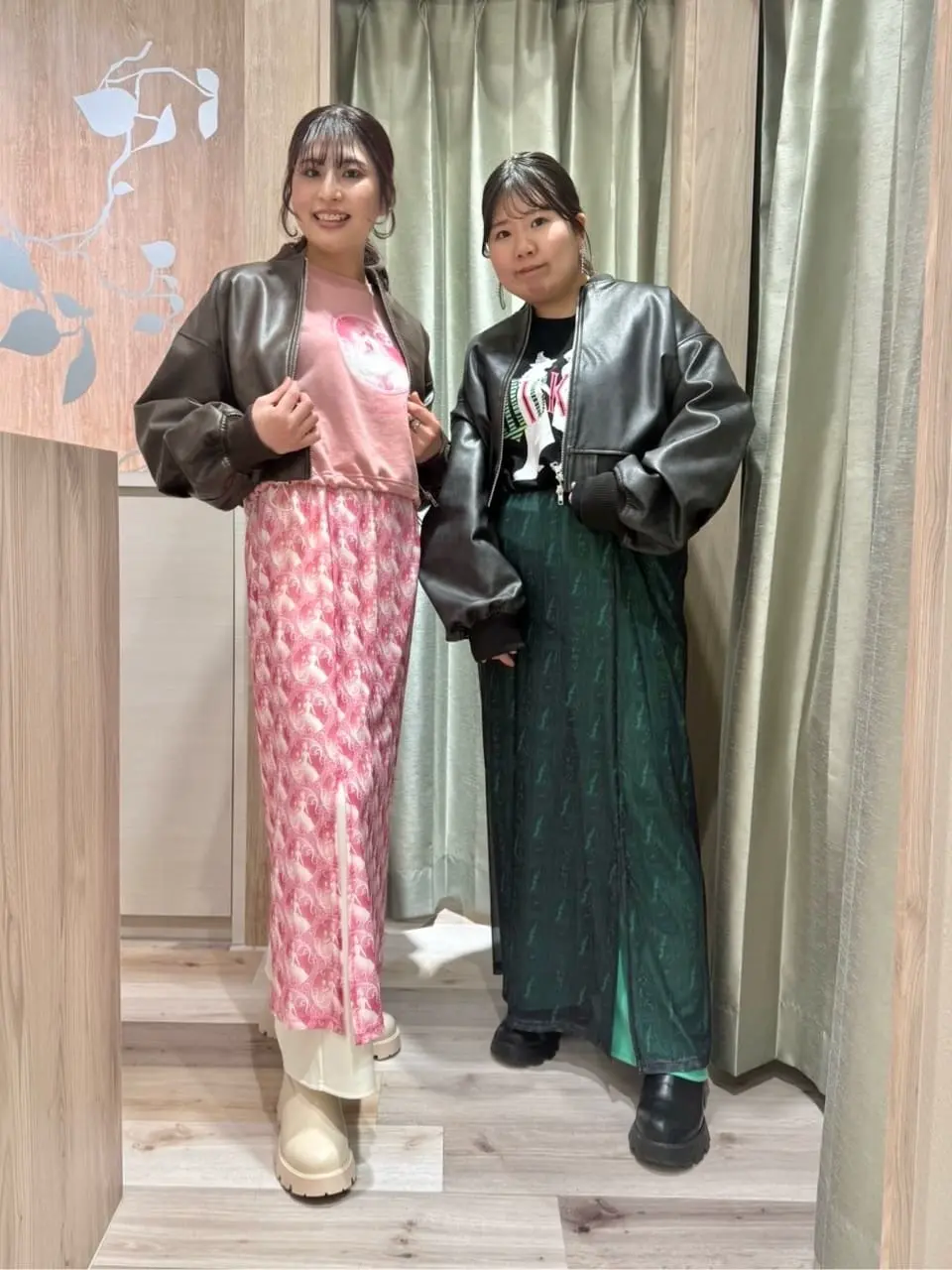 □WICKED グラフィックショートスウェット/Green Parks（グリーン