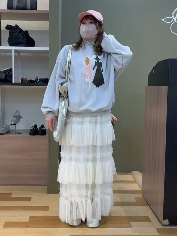 □WICKED アート刺繍スウェット/Green Parks（グリーン パークス）の