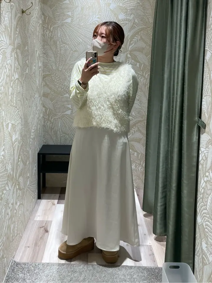 Vネックフサフサベスト/Green Parks（グリーン パークス）のベスト