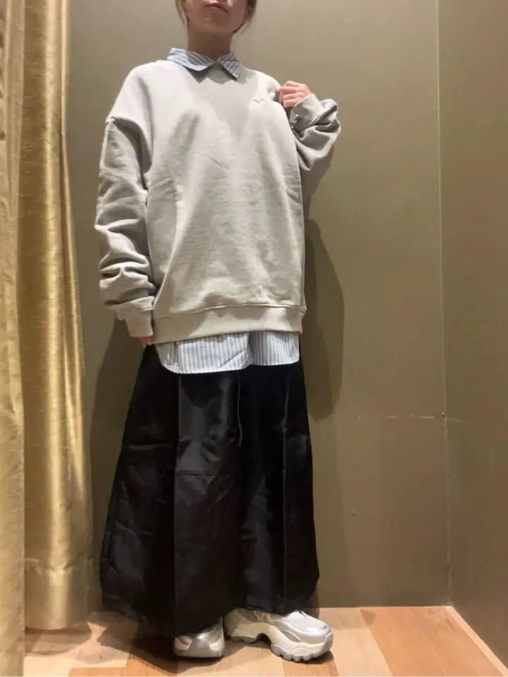 フロントZipコクーンスカート/Green Parks（グリーン パークス）の