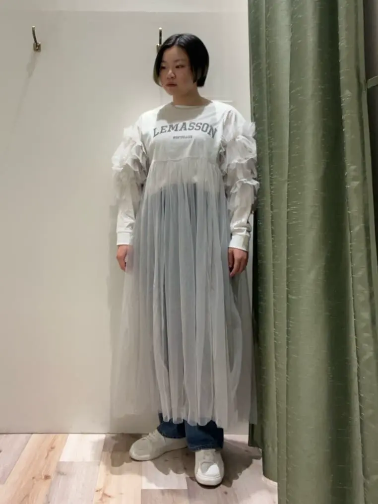 Railme チュールワンピース(インナーOP付)/Green Parks（グリーン