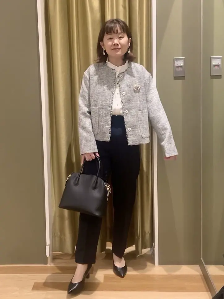 R&D.m.co ノーカラーライトグリーンジャケット S R&D.m.co ノーカラーライトグリーンジャケット S and it_ ノーカラー