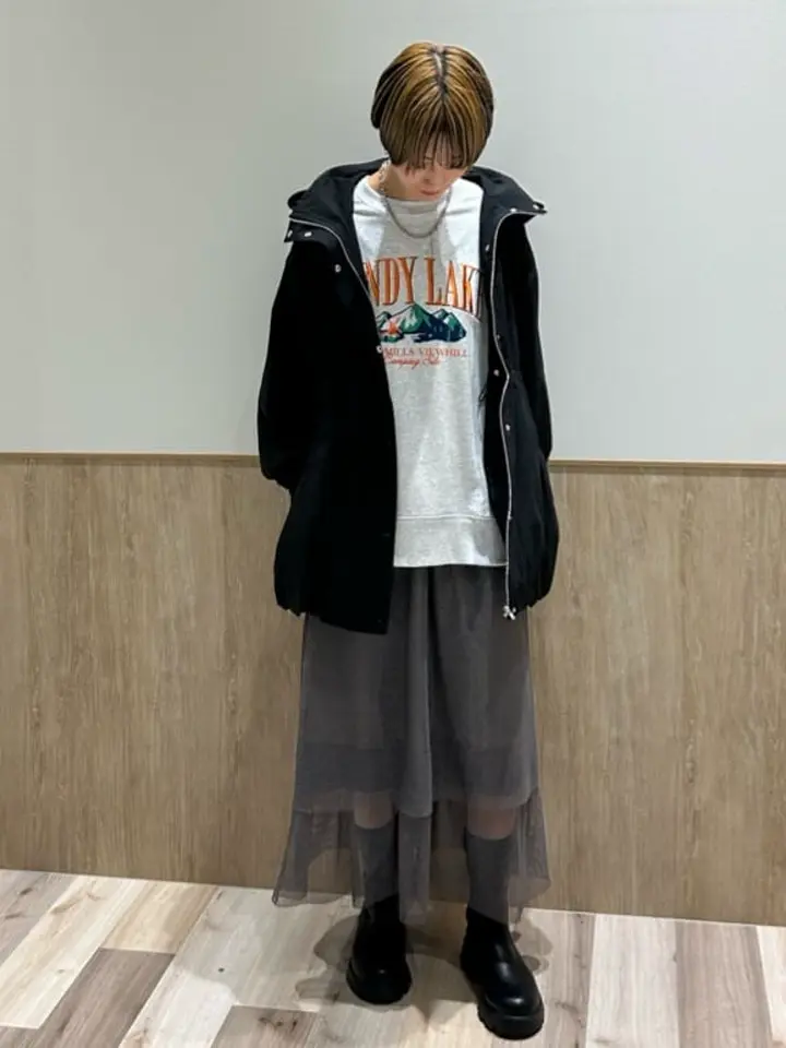 メッシュティアードスカート/Green Parks（グリーン パークス）の