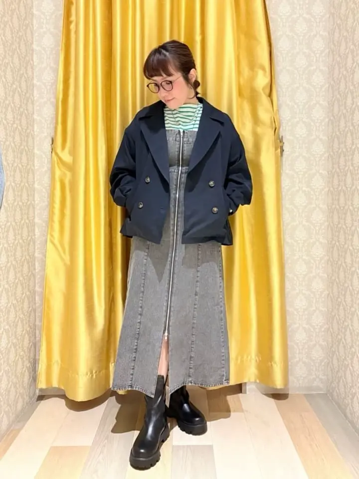 ELENCARE DUE デニムW-ZIPジャンスカ/Green Parks（グリーン パークス