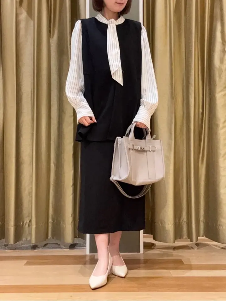 きれいシルエット フラップ付きナロースカート/Green Parks（グリーン