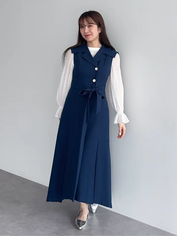 dazzlin トレンチ風ワンピース/Green Parks（グリーン パークス）の