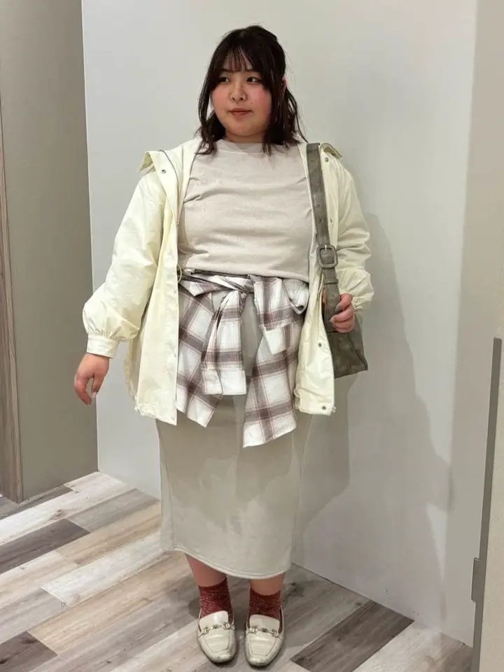 ピグメントIラインスウェットスカート/Green Parks（グリーン