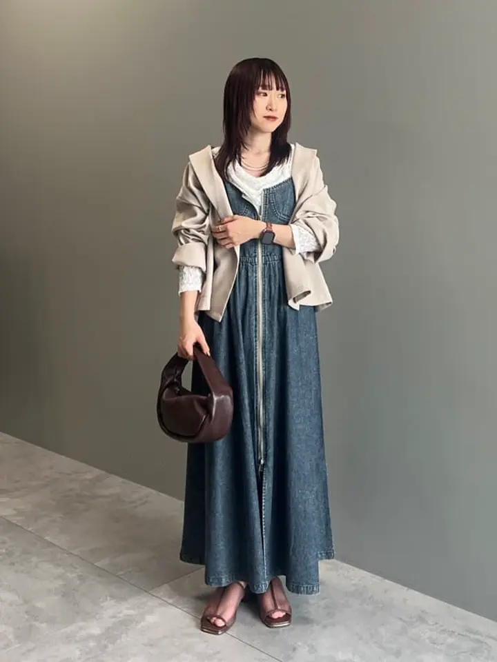 SUGAR SPOON コルセットデニムキャミワンピ/Green Parks（グリーン