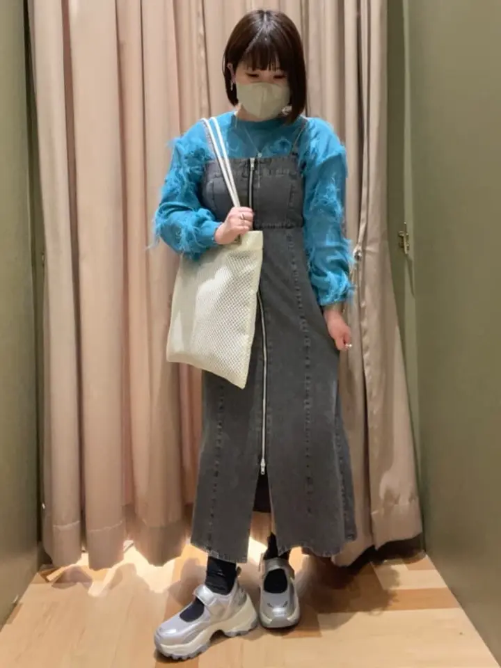 ELENCARE DUE デニムW-ZIPジャンスカ/Green Parks（グリーン パークス