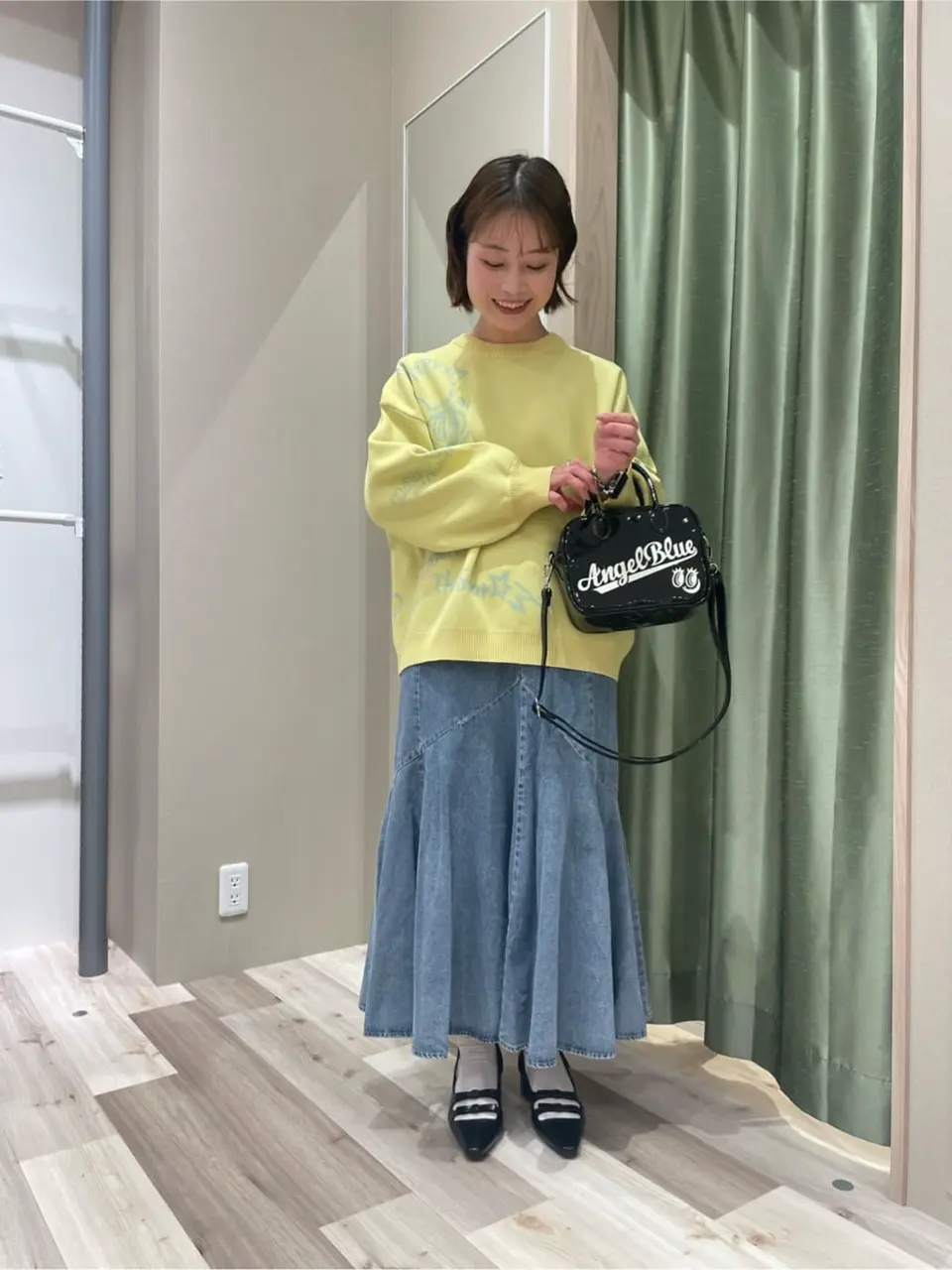 ELENCARE DUE デニムマーメイドスカート/Green Parks（グリーン