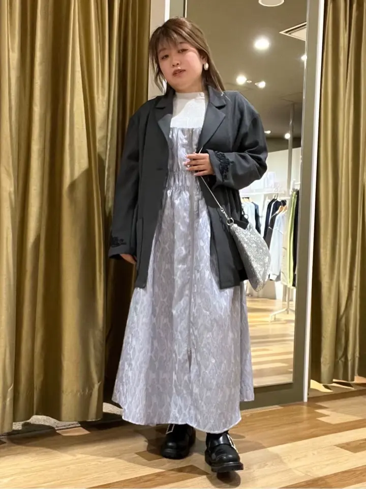 QUON メタルメッシュチェーンショルダー/Green Parks（グリーン