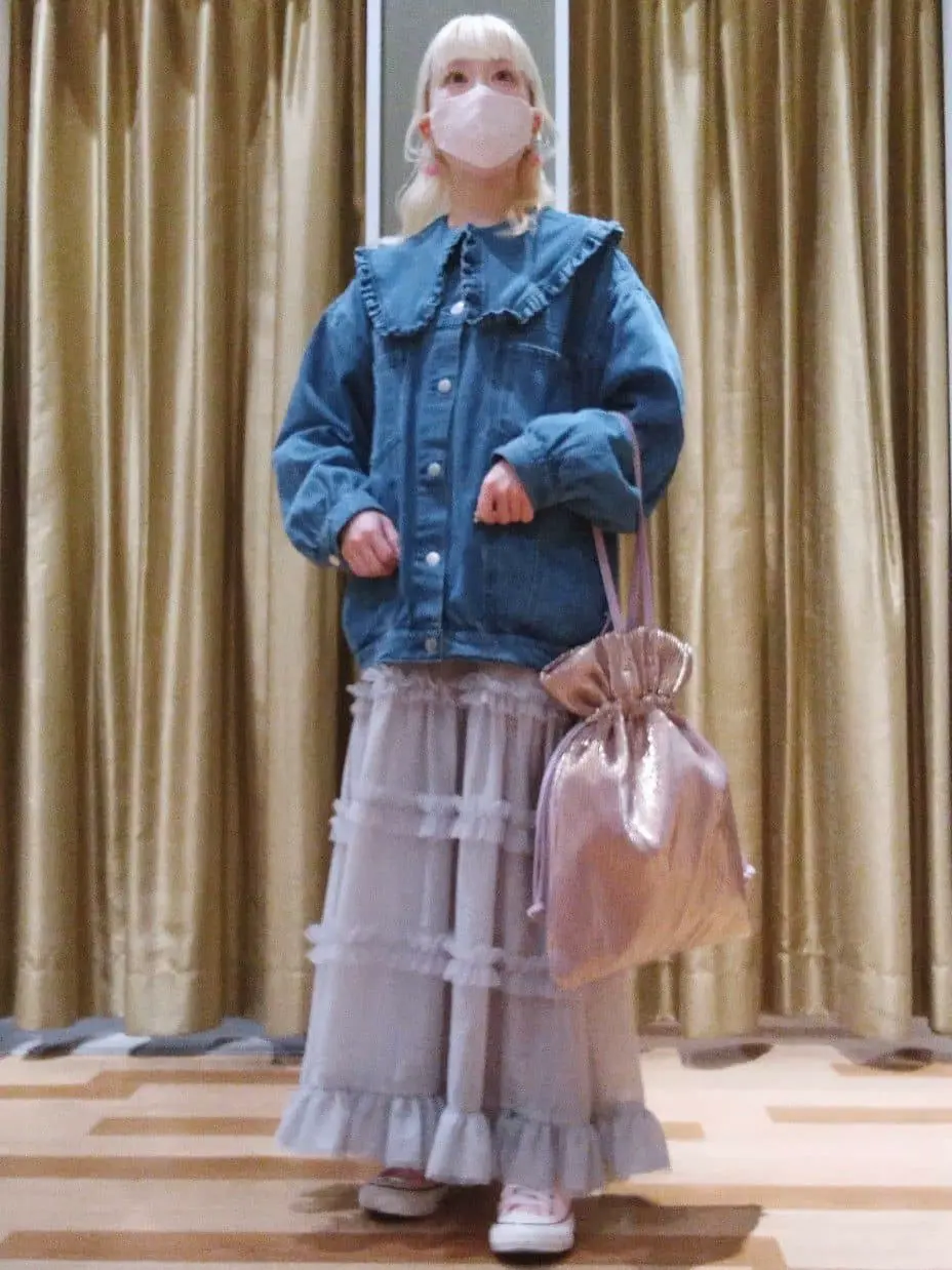 Railmeオーガンジーワンピース(インナーOP付)/Green Parks（グリーン