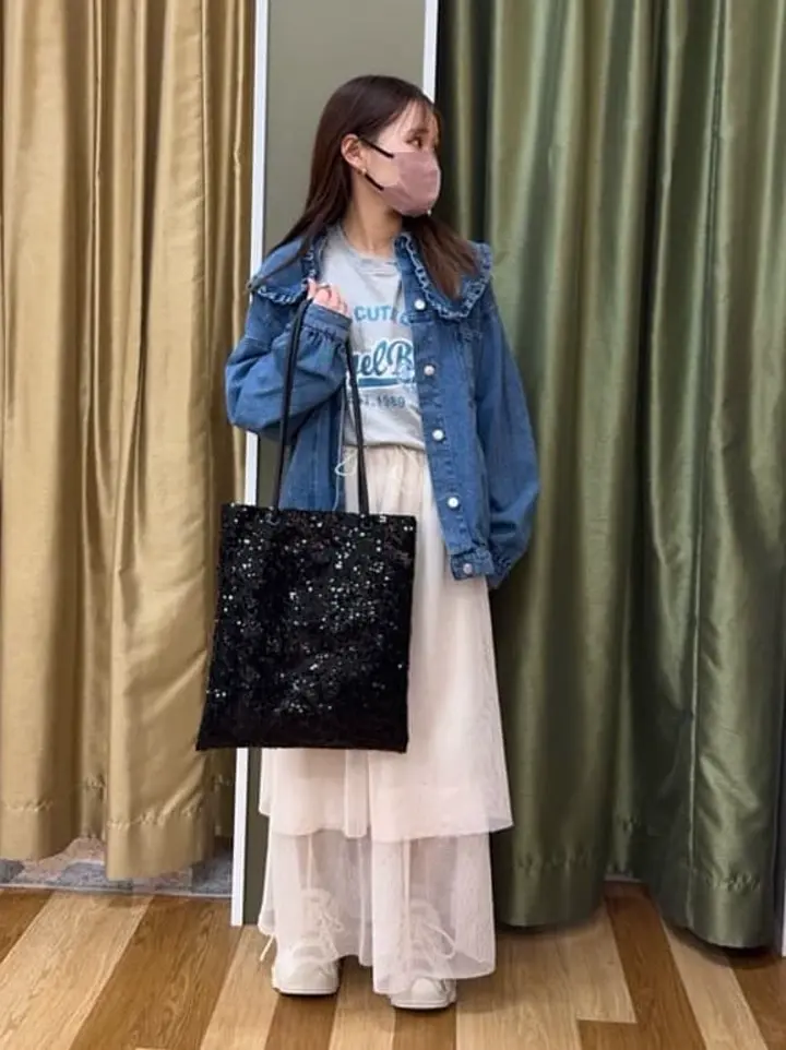 DOUBLE FLAGS フリルカラーGジャン/Green Parks（グリーン パークス