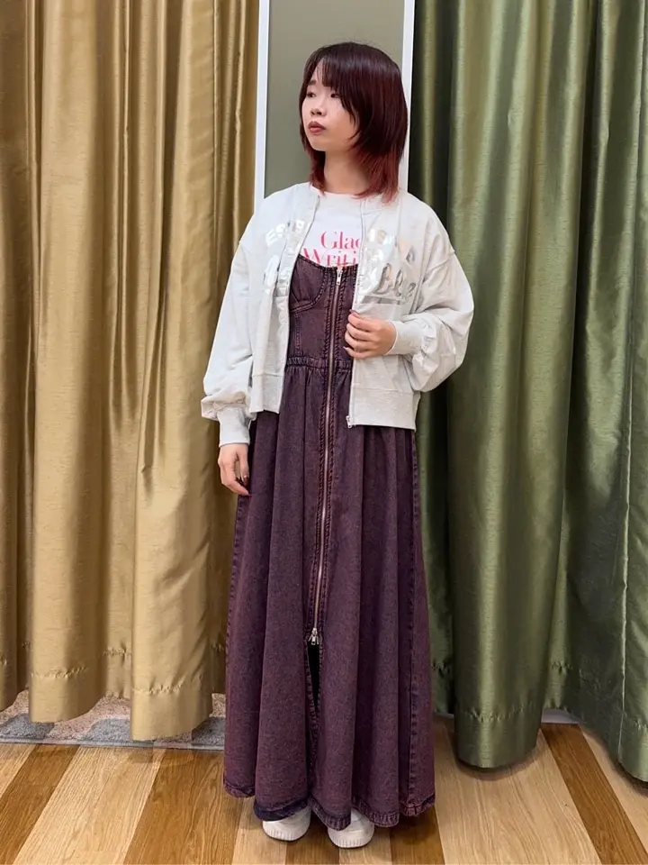 SUGAR SPOON コルセットデニムキャミワンピ/Green Parks（グリーン