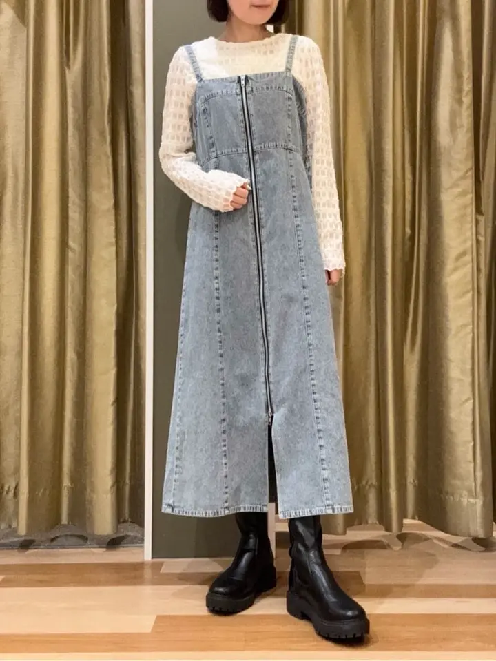 ELENCARE DUE デニムW-ZIPジャンスカ/Green Parks（グリーン パークス