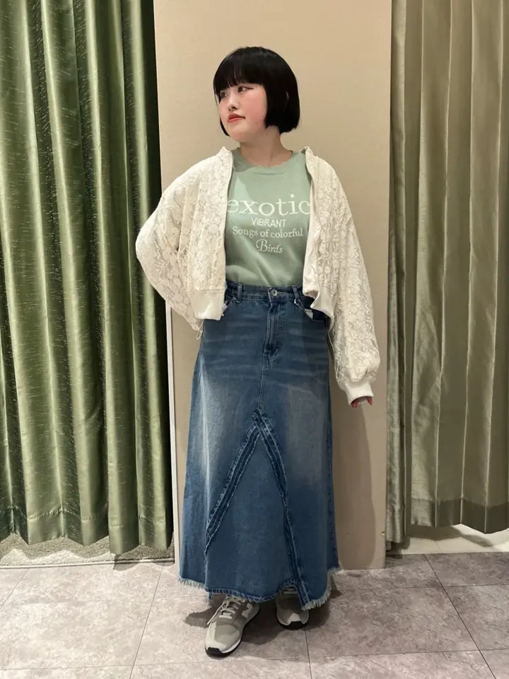 SUGAR SPOON リメイク風デニムスカート/Green Parks（グリーン