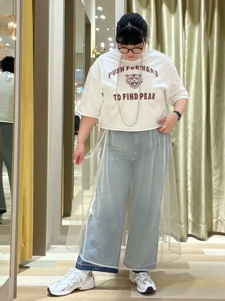 SET2点マーブル柄＋チュールスカート/Green Parks（グリーン パークス