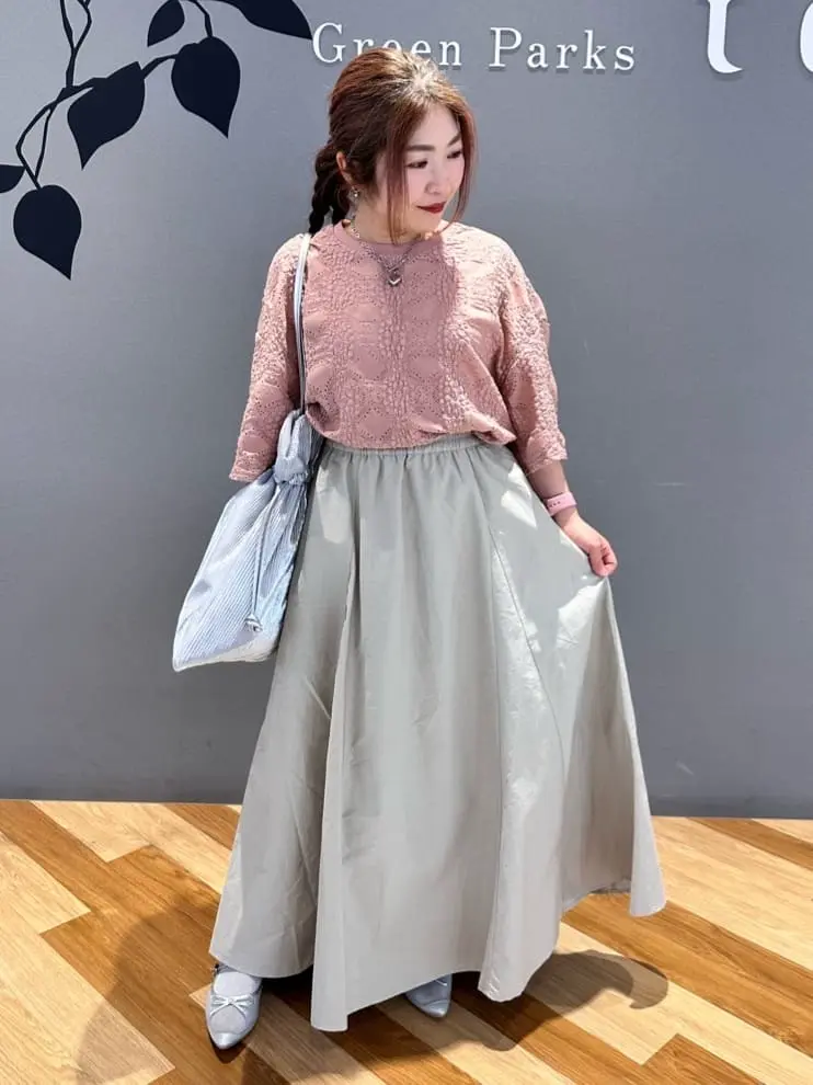 swing by ハート柄クルーニット/Green Parks（グリーン パークス）の