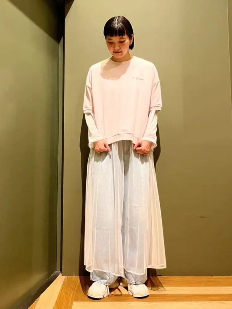 SET2点マーブル柄＋チュールスカート/Green Parks（グリーン パークス