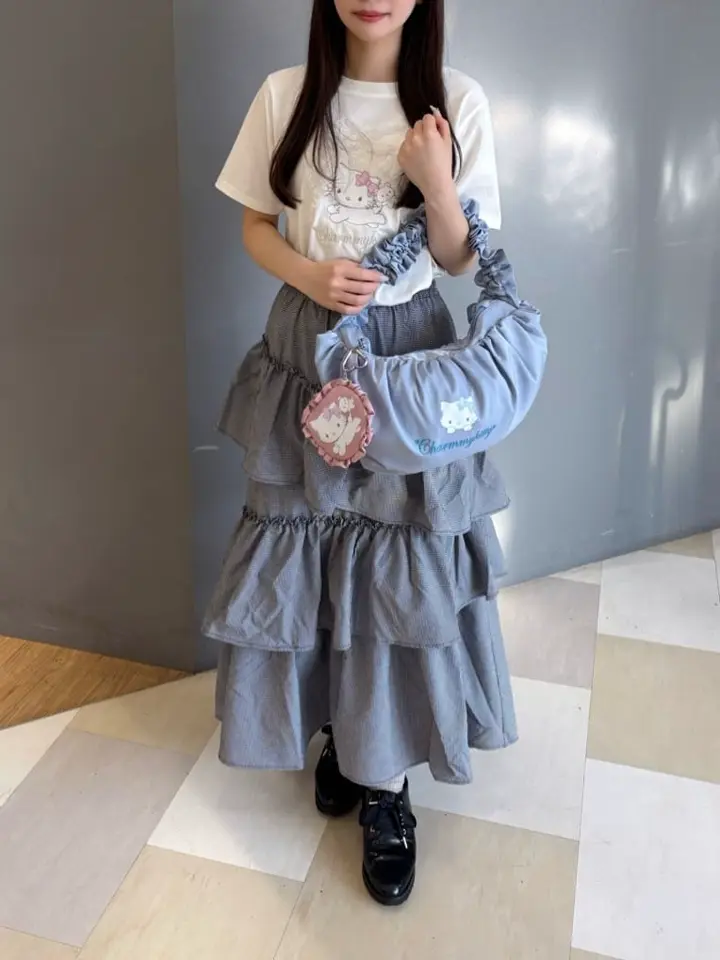 チャーミーキティ/ラメロゴショルダーバッグ/Green Parks（グリーン