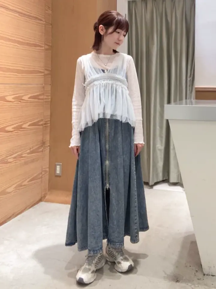 新品❤️★Spick&Span 黒 25SS/コットン金ボタンリブベスト SUGAR SPOON コルセットデニムキャミワンピ/Green Parks（グリーン