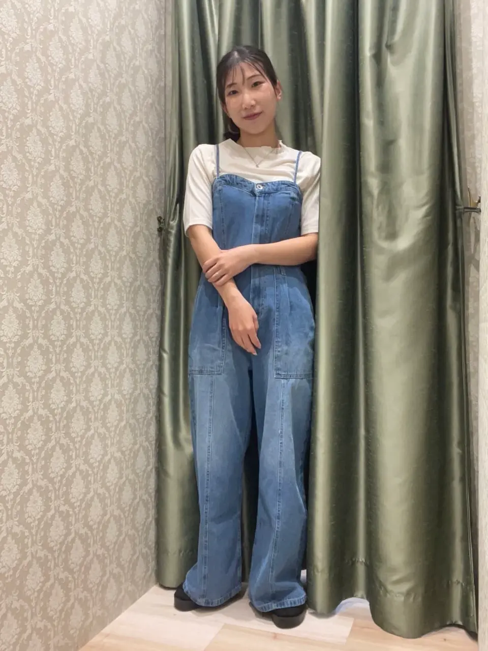 SUGAR SPOON デニムオールインワン/Green Parks（グリーン パークス