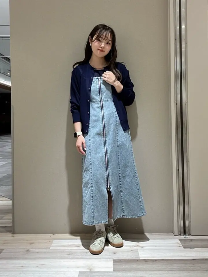 ELENCARE DUE デニムW-ZIPジャンスカ/Green Parks（グリーン パークス