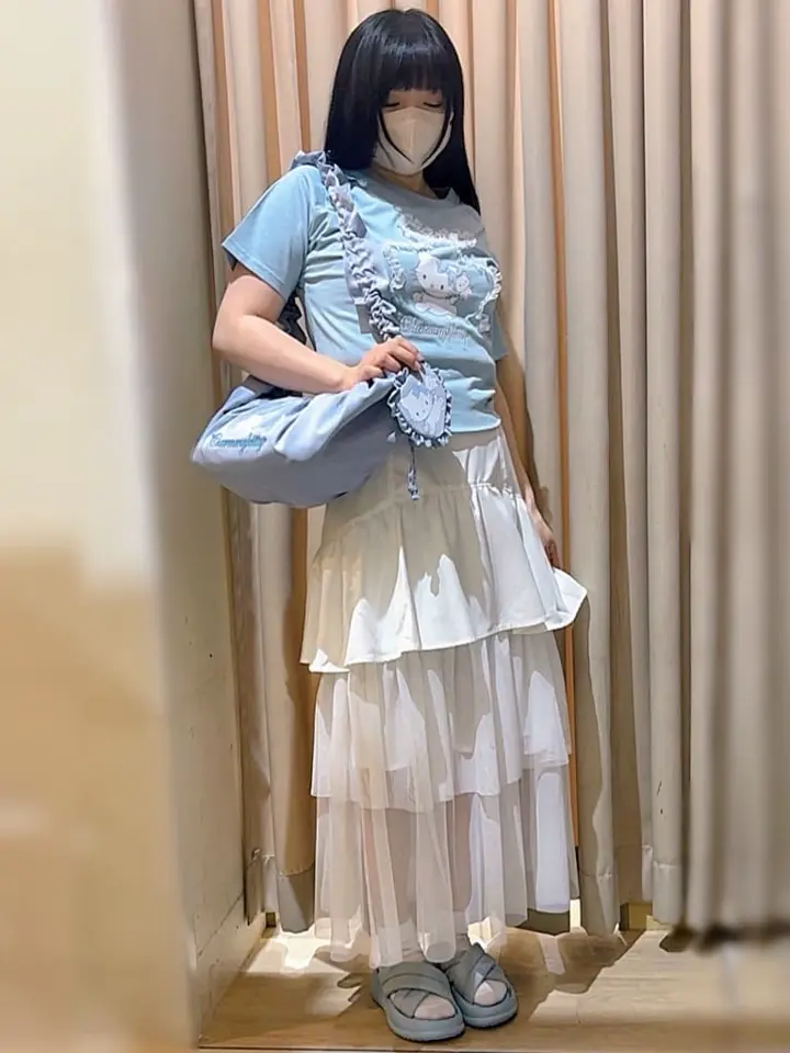 チャーミーキティ/ラメロゴショルダーバッグ/Green Parks（グリーン