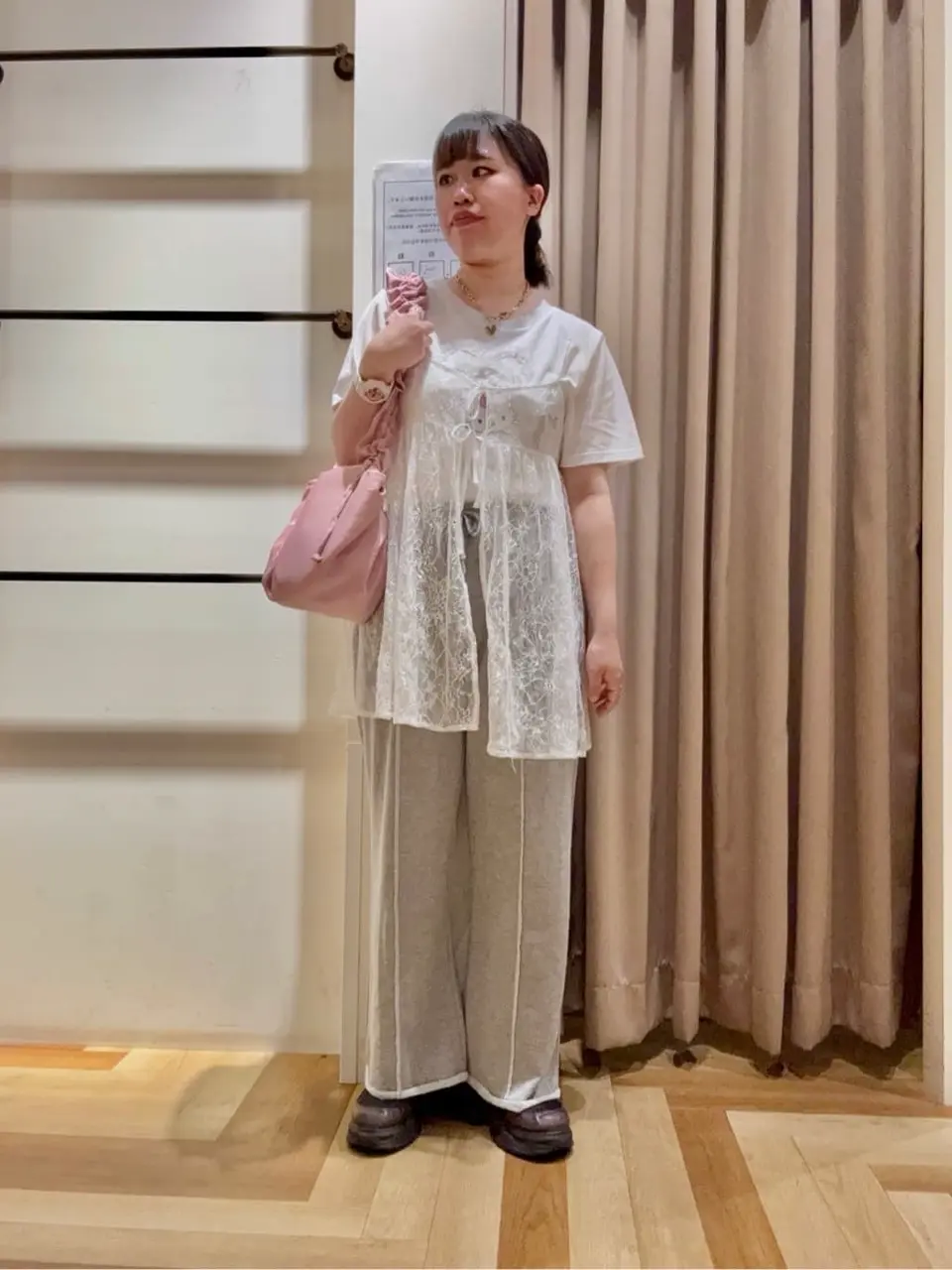 チャーミーキティ/ラメロゴショルダーバッグ/Green Parks（グリーン