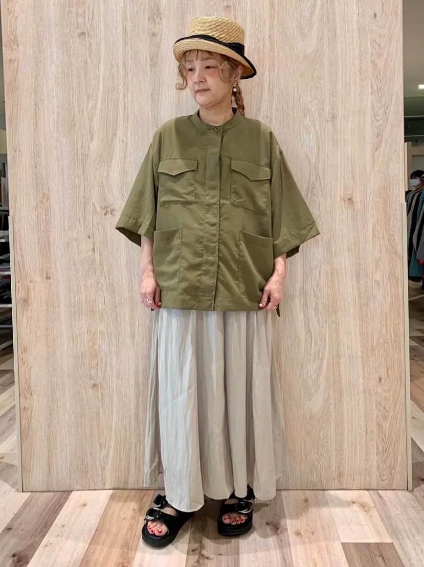 ミリタリーシャツジャケット/Green Parks（グリーン パークス）の