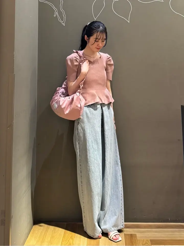 チャーミーキティ/ラメロゴショルダーバッグ/Green Parks（グリーン