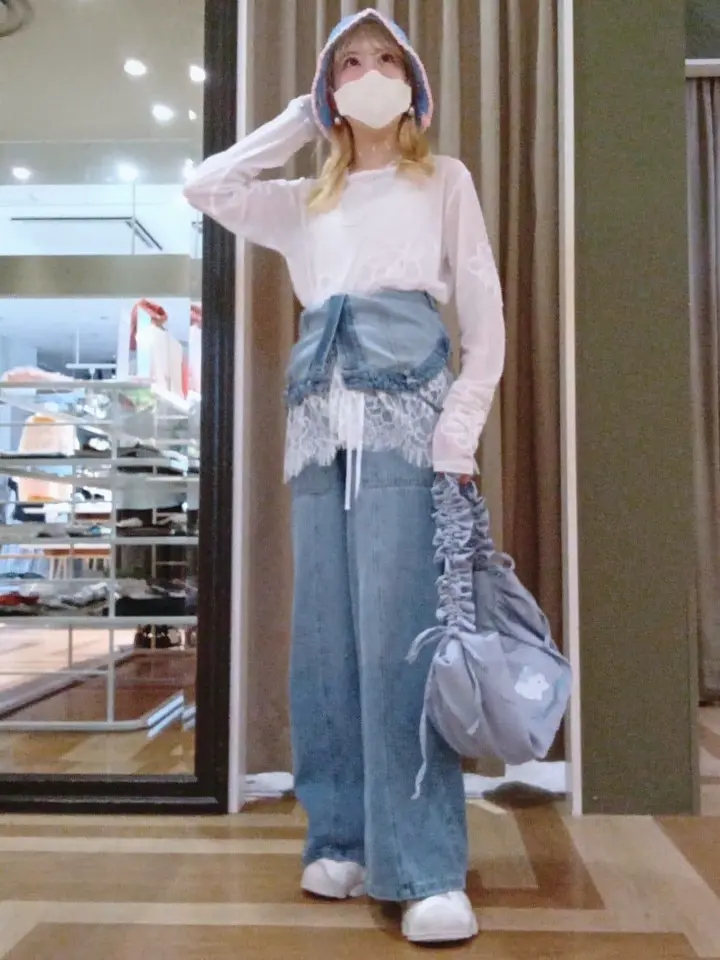 チャーミーキティ/ラメロゴショルダーバッグ/Green Parks（グリーン