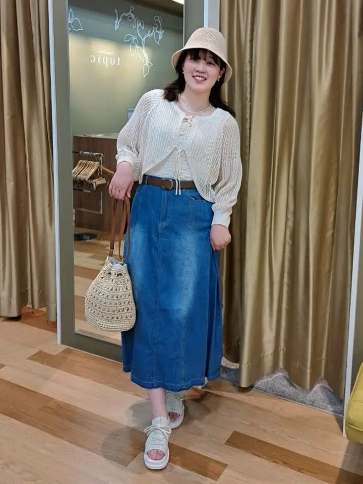 8YARDS グリーンスカート M 8YARDS / Tagline Trimmed Skirt