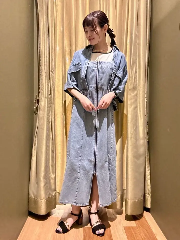 ELENCARE DUE デニムW-ZIPジャンスカ/Green Parks（グリーン パークス