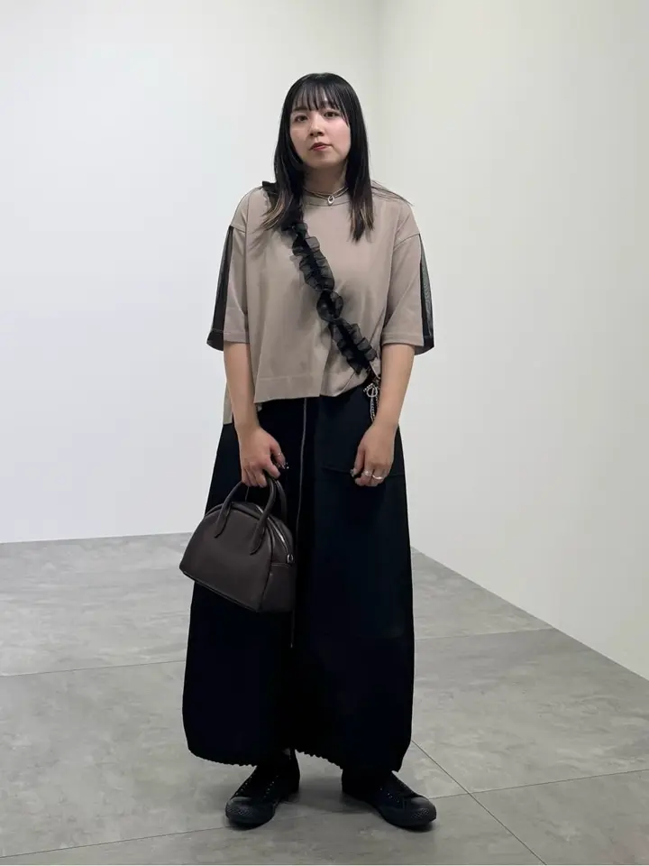 フロントZipコクーンスカート/Green Parks（グリーン パークス）の