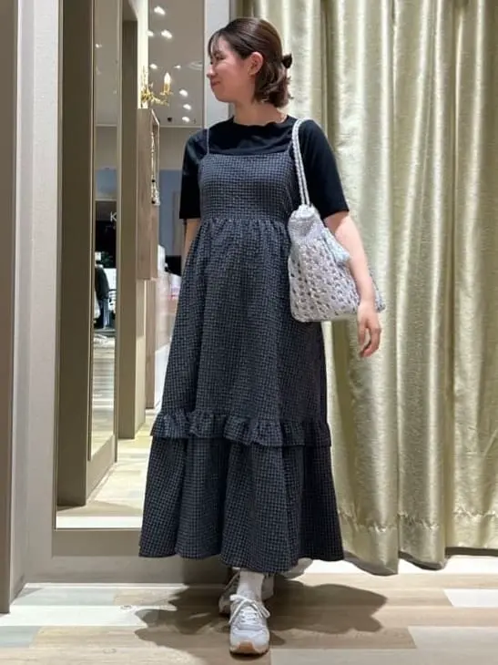 ELENCARE DUE ギンガムキャミワンピース/Green Parks（グリーン