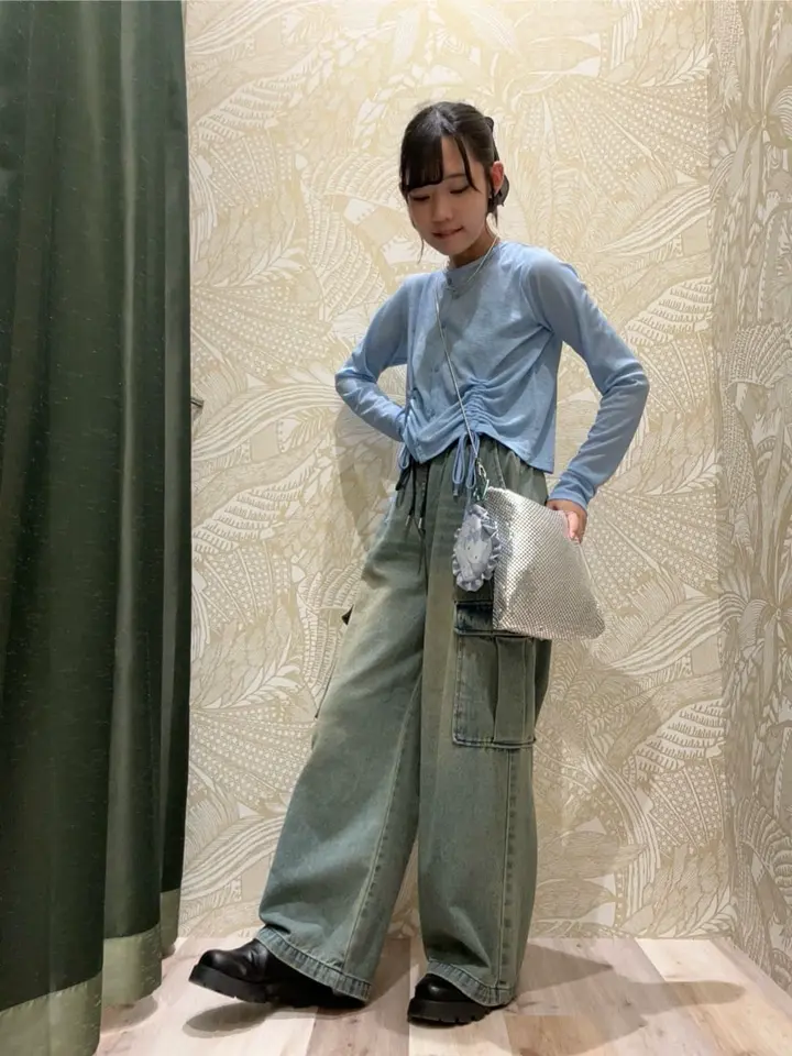 チャーミーキティ/フリルポーチ/Green Parks（グリーン パークス）の