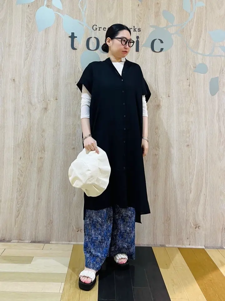 Petit Fleur レイヤードシアープルオーバー/Green Parks（グリーン