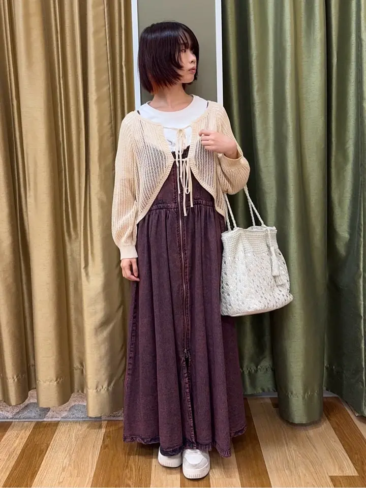 SUGAR SPOON コルセットデニムキャミワンピ/Green Parks（グリーン