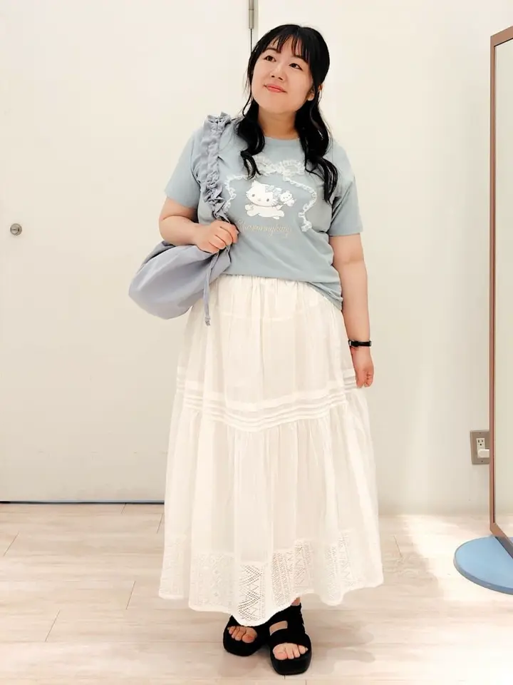 チャーミーキティ/ラメロゴショルダーバッグ/Green Parks（グリーン