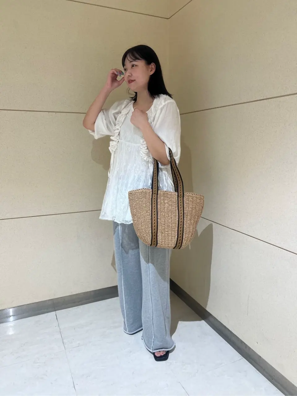 前後2WAYレーススパンコールビスチェ/Green Parks（グリーン パークス