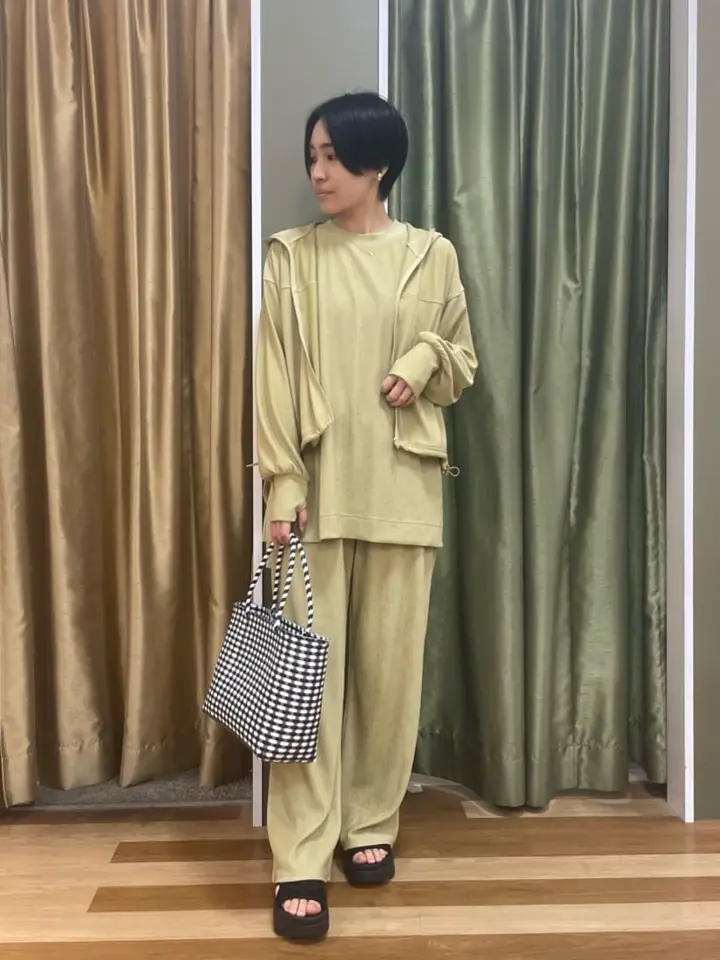 Green Parks ロングZIPパーカー F モカ Green Parks（グリーンパークス） パーカー ダンボールZIPパーカー