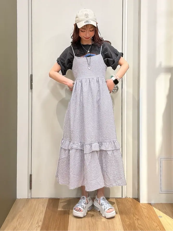 ELENCARE DUE ギンガムキャミワンピース/Green Parks（グリーン